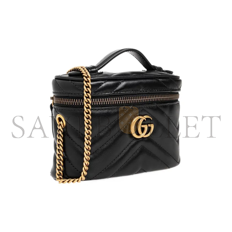 GUCCI GG MARMONT MINI TOP HANDLE BAG ‎699515 (16*10.5*5.5cm)